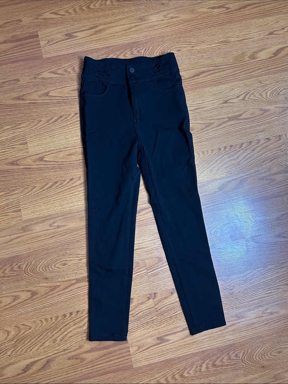 Source Unknown Black High-Rise Slim Jeggings